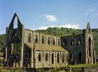 Church of Tintern Abbey, 13th century, Chepstow, Monmouthshire, Wales, ruined Cistercian Monastery founded in twelfth century